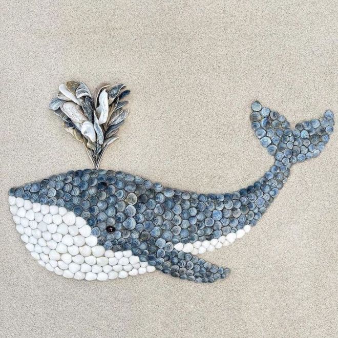 Creative Animal Sculptures Made From Seashells