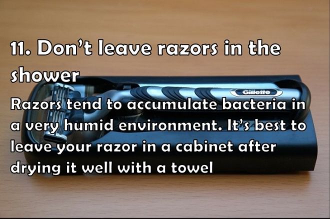 13 Things You Must Avoid When You Take Shower
