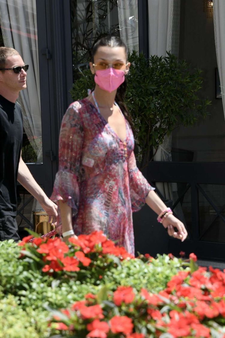 Bella Hadid Out And About Candids In Cannes