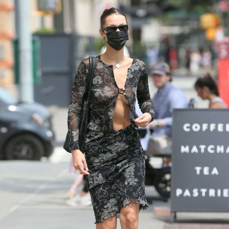 Stunning Bella Hadid Spotted Out In New York