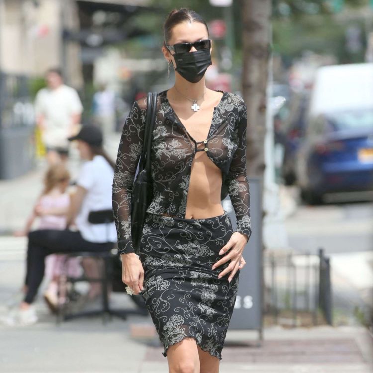 Stunning Bella Hadid Spotted Out In New York