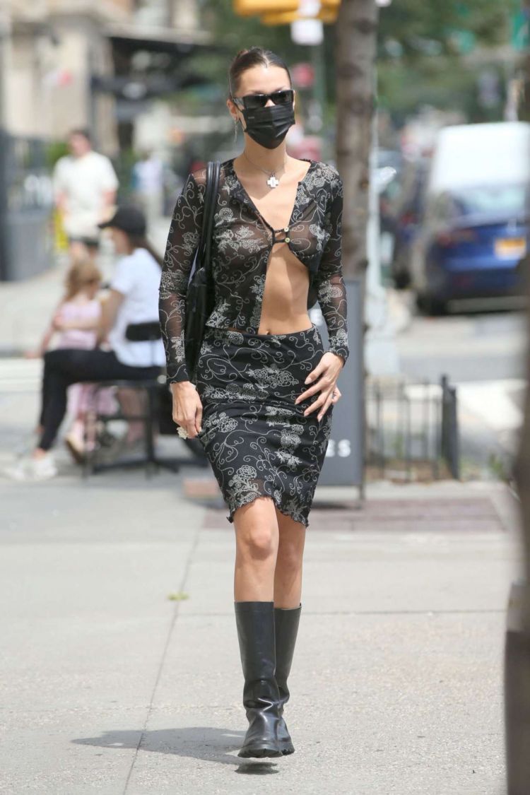 Stunning Bella Hadid Spotted Out In New York
