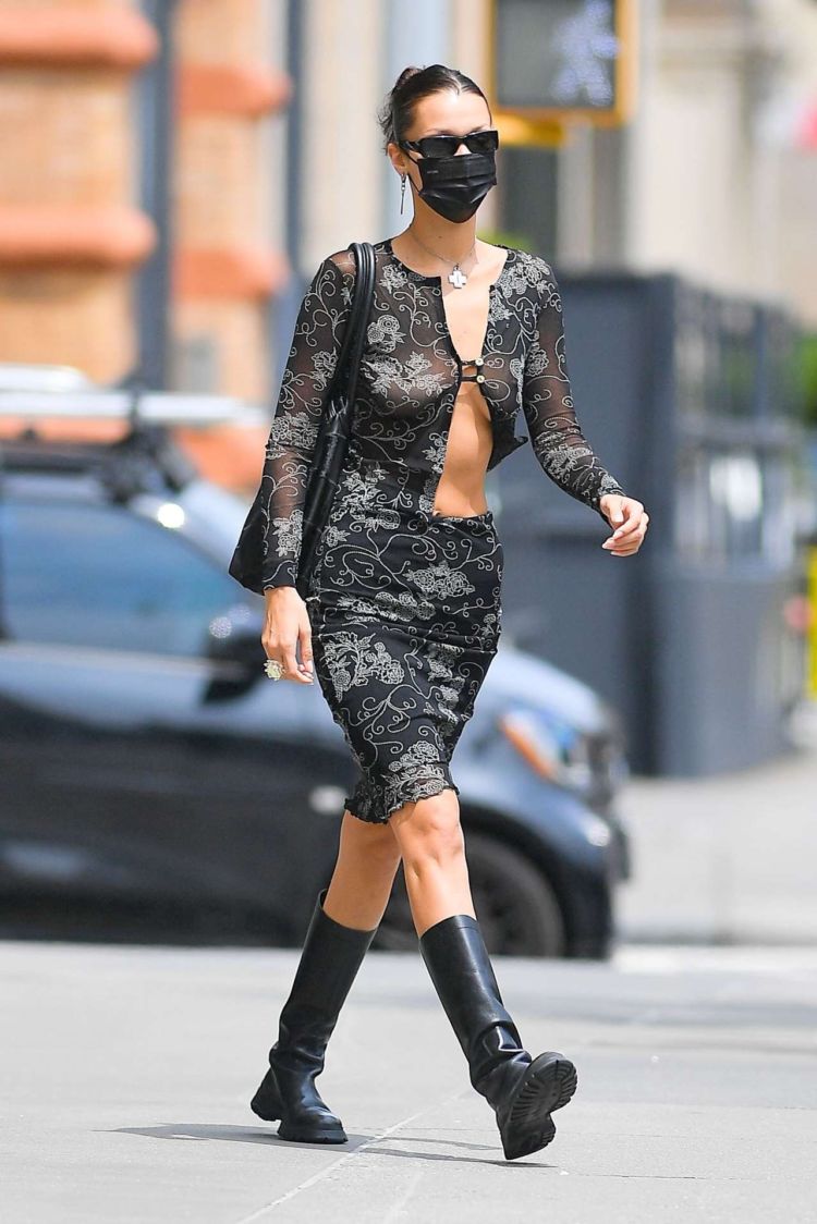 Stunning Bella Hadid Spotted Out In New York