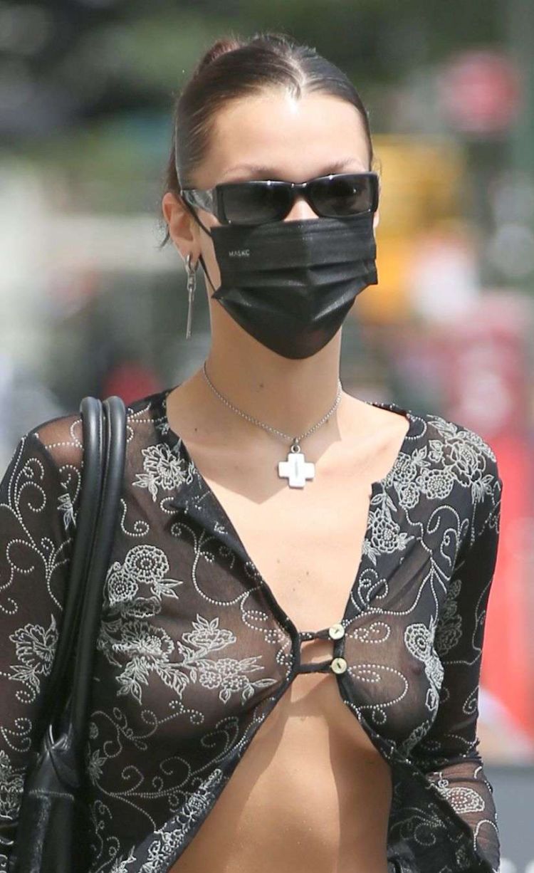 Stunning Bella Hadid Spotted Out In New York