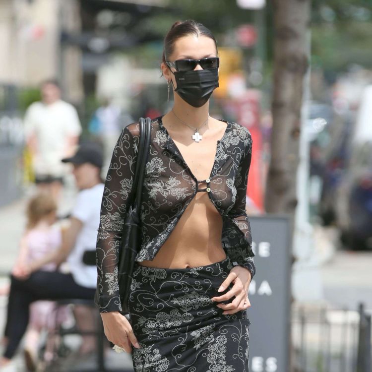 Stunning Bella Hadid Spotted Out In New York