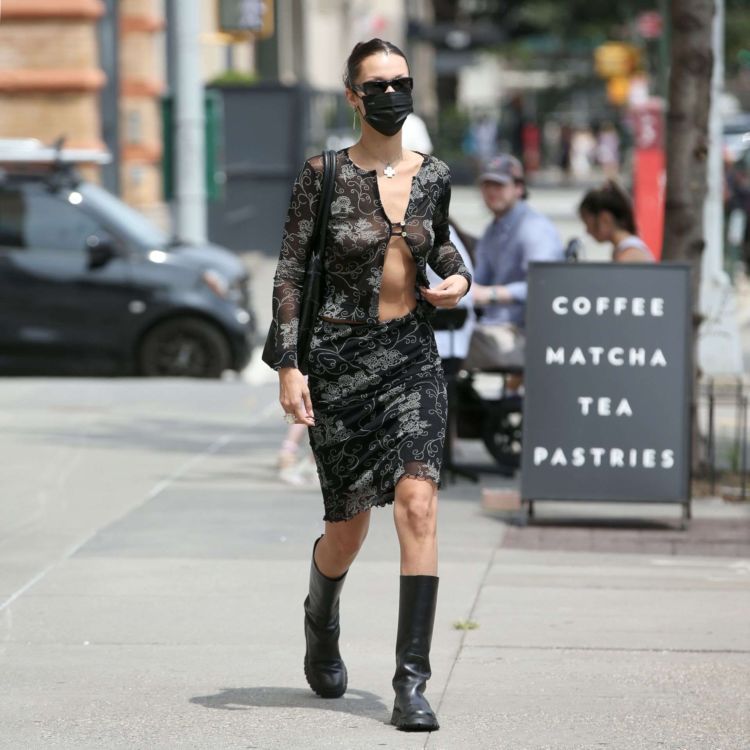 Stunning Bella Hadid Spotted Out In New York