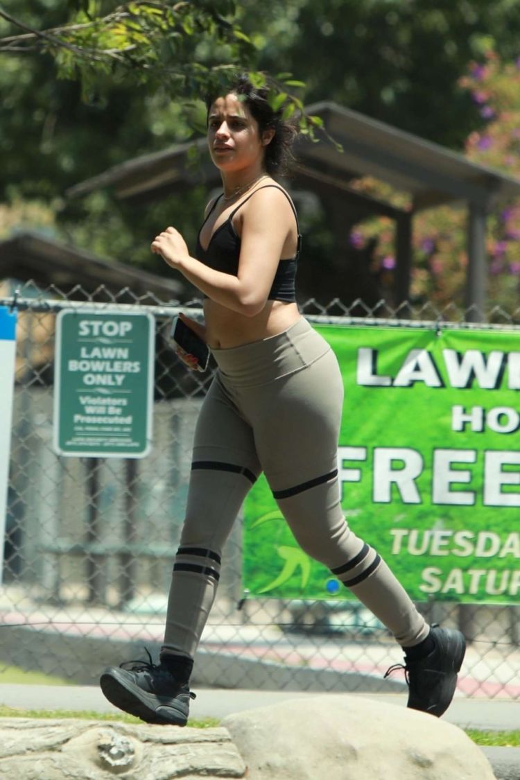 Camila Cabello Jogging Out In West Hollywood