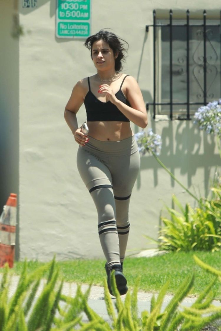 Camila Cabello Jogging Out In West Hollywood