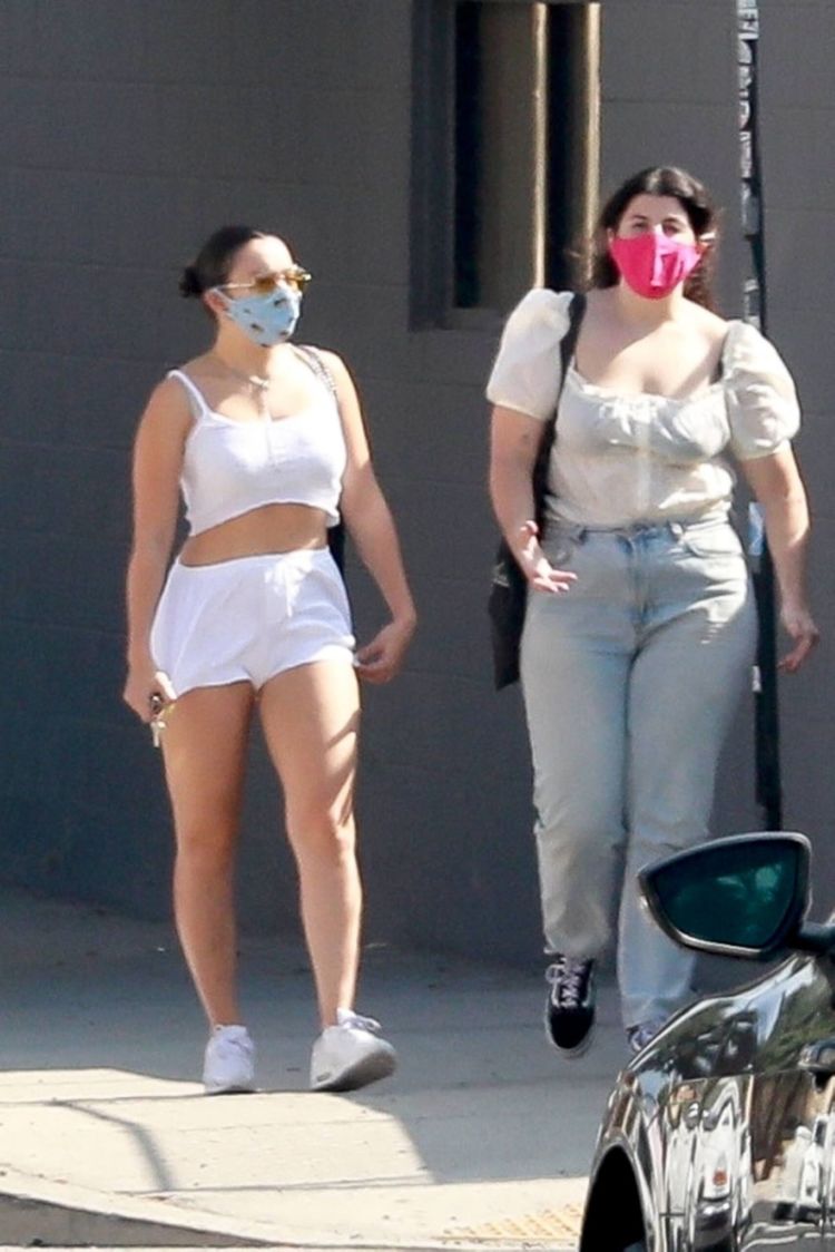 Charli XCX Candids In Shorts Out in Los Angeles