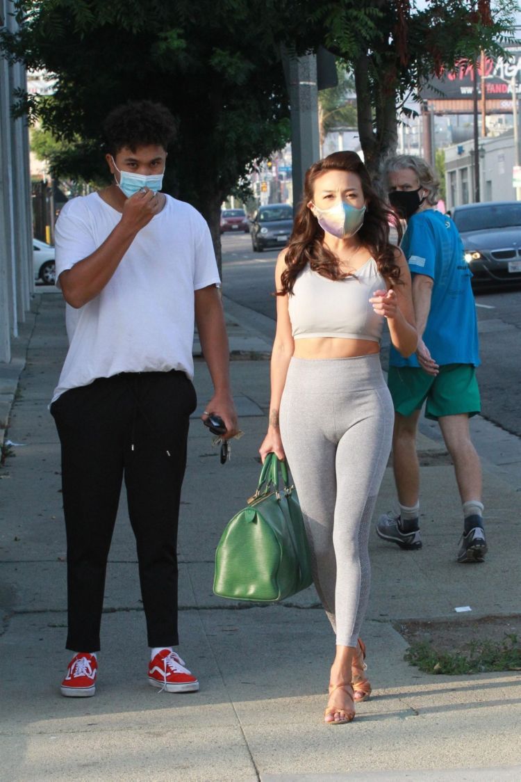 Jeannie Mai Candids Outside DWTS Rehearsal Studios In Los Angeles