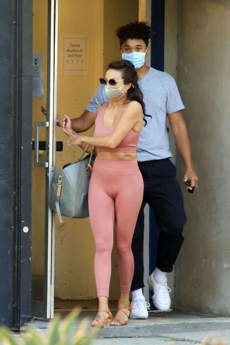 Jeannie Mai Candids Outside DWTS Rehearsal Studios In Los Angeles
