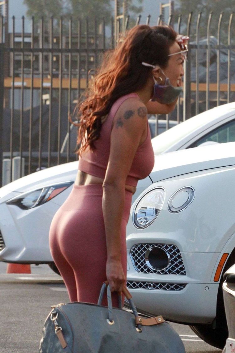 Jeannie Mai Candids Outside DWTS Rehearsal Studios In Los Angeles