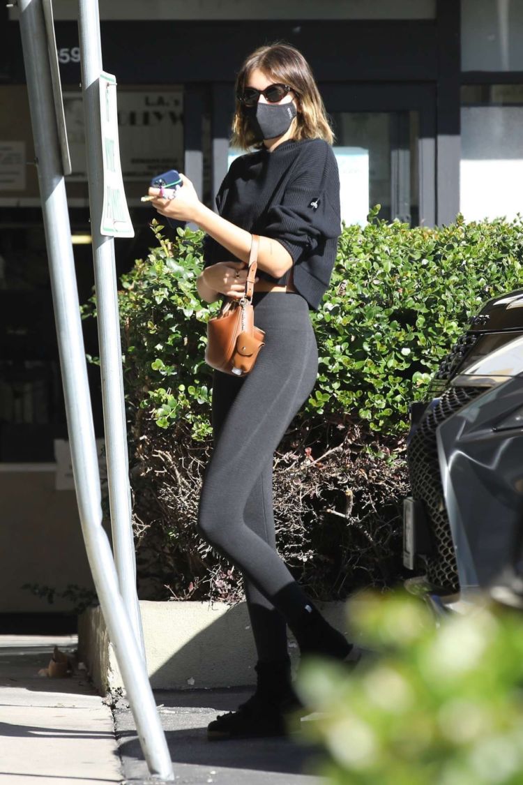 Kaia Gerber Spotted Out For Her Morning Pilates Class In West Hollywood