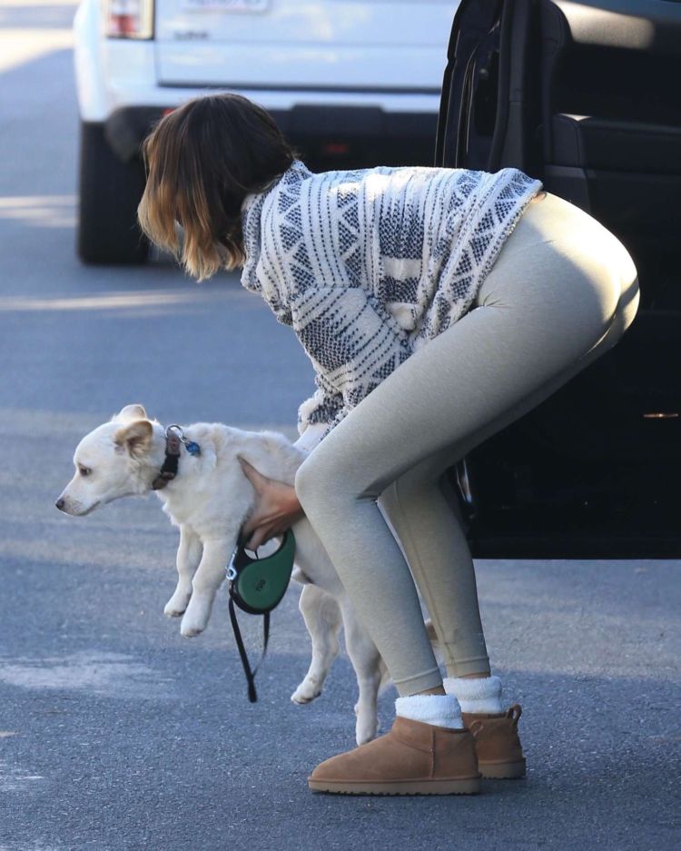 Kaia Gerber Candids In Tights Out In West Hollywood