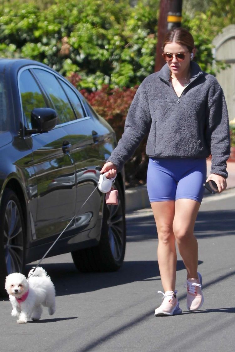 Lucy Hale Goes Out For A Walk In Los Angeles