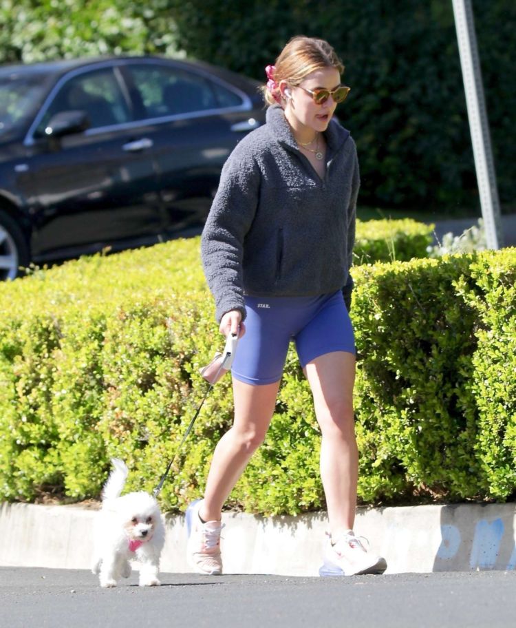Lucy Hale Goes Out For A Walk In Los Angeles