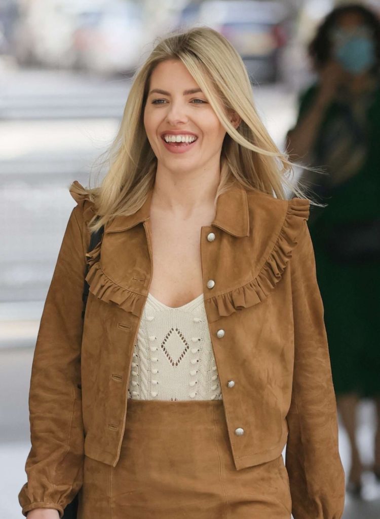 Mollie King At BBC Radio One Studio In London