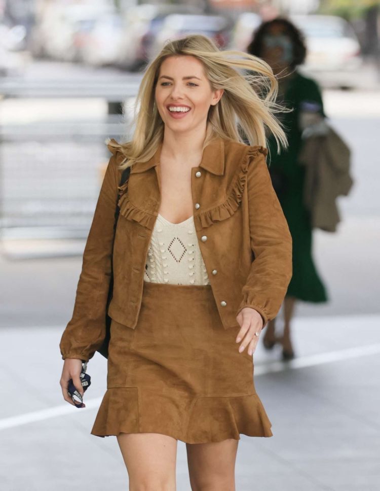 Mollie King At BBC Radio One Studio In London