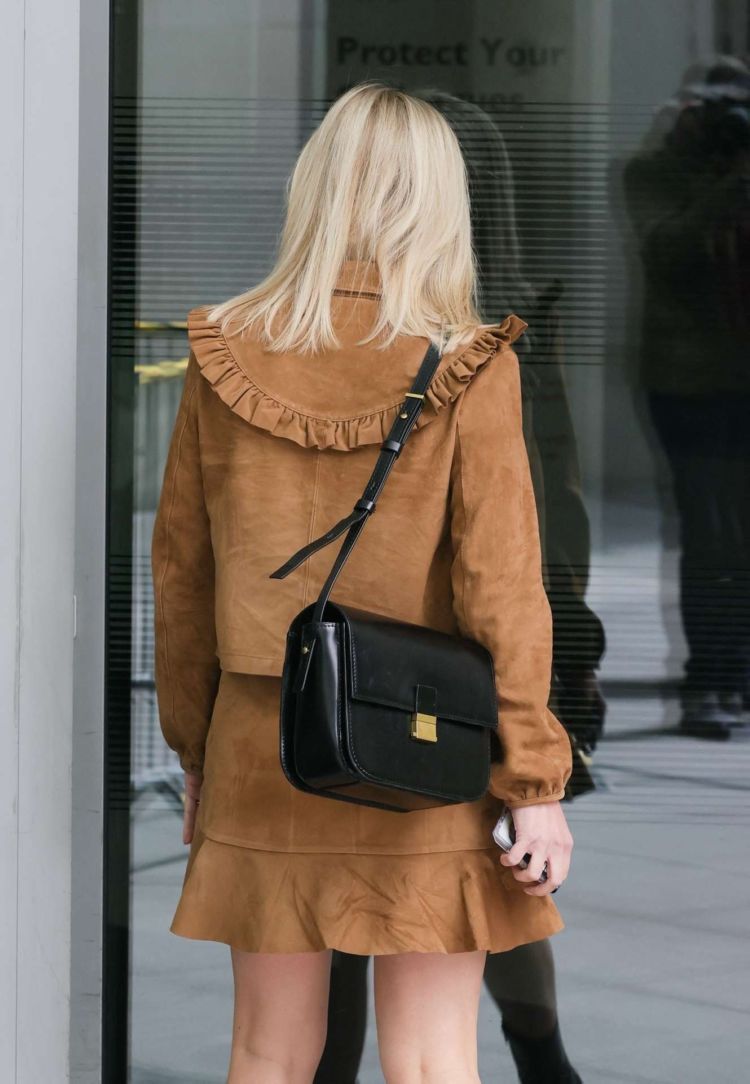 Mollie King At BBC Radio One Studio In London
