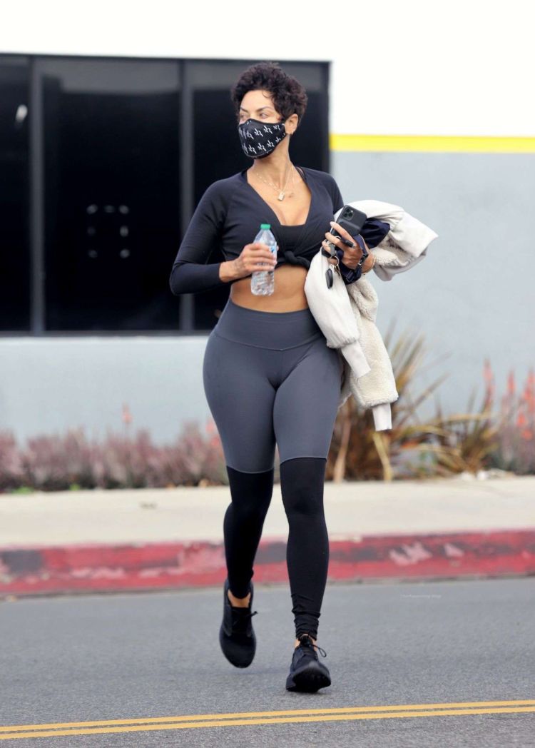 Nicole Murphy Spotted Leaving Her Gym In Los Angeles
