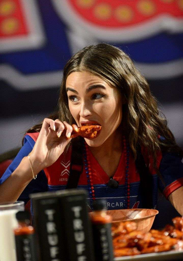 Olivia Culpo Spotted In Shorts At The SHAQ Bowl In Tampa Bay