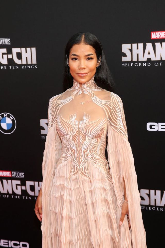 Jhene Aiko Attends 'Shang-Chi And The Legend Of The Ten Rings' World Premiere In LA