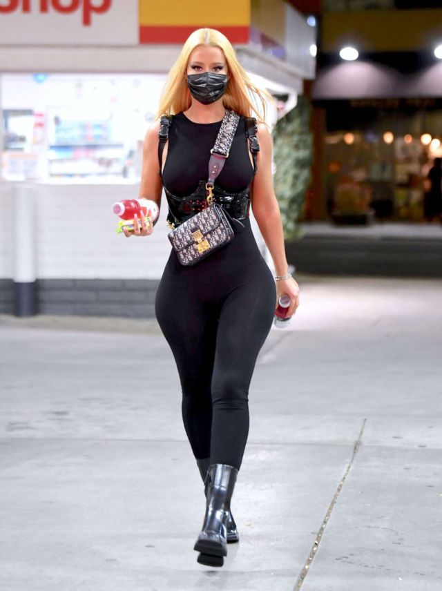 Iggy Azalea Looks Stunning In A Black Bodysuit Out In Beverly Hills