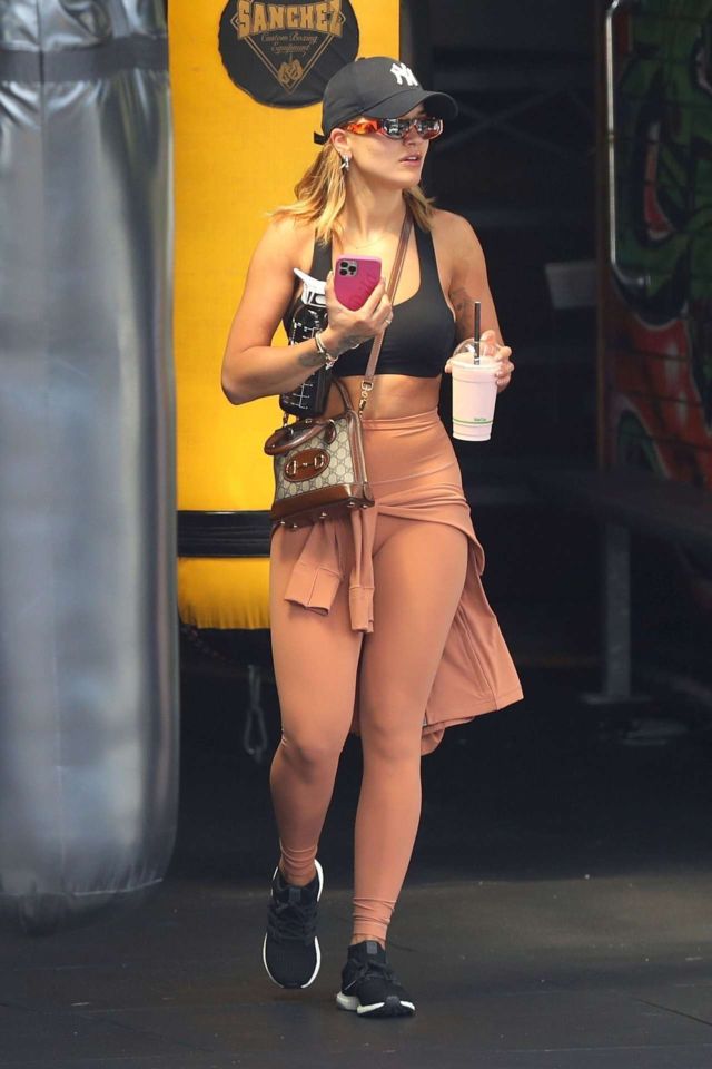 Rita Ora Looks Pretty In Gym Outfit Out In Sydney