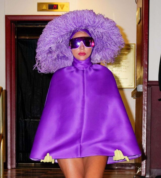 Lady Gaga Spotted Leaving Radio City Music Hall In New York