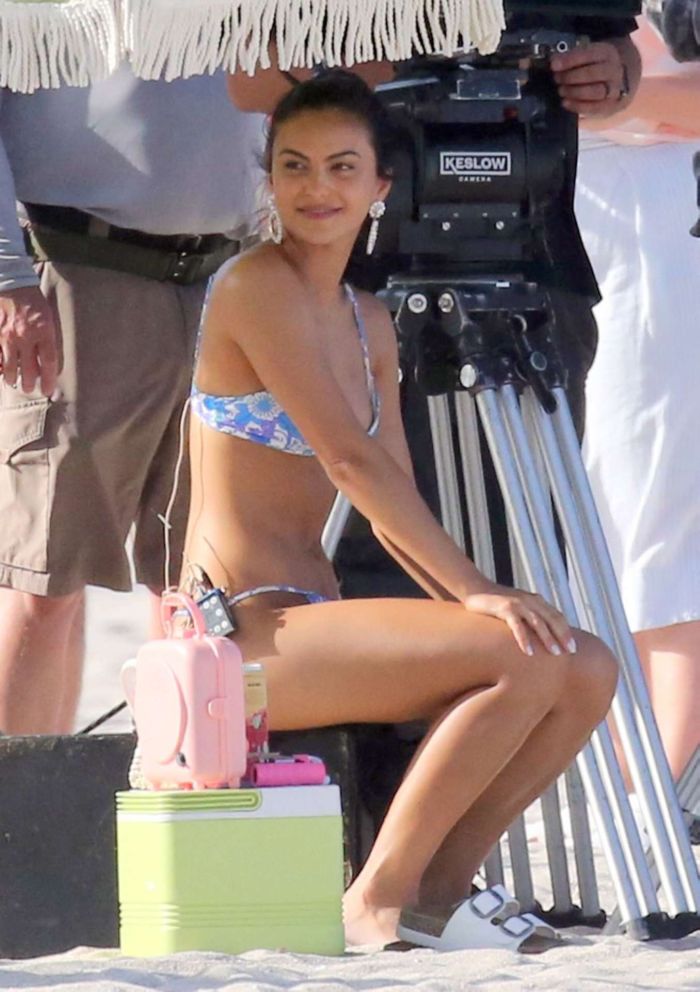 Camila Mendes Spotted In Bikini For A Photoshoot In Miami