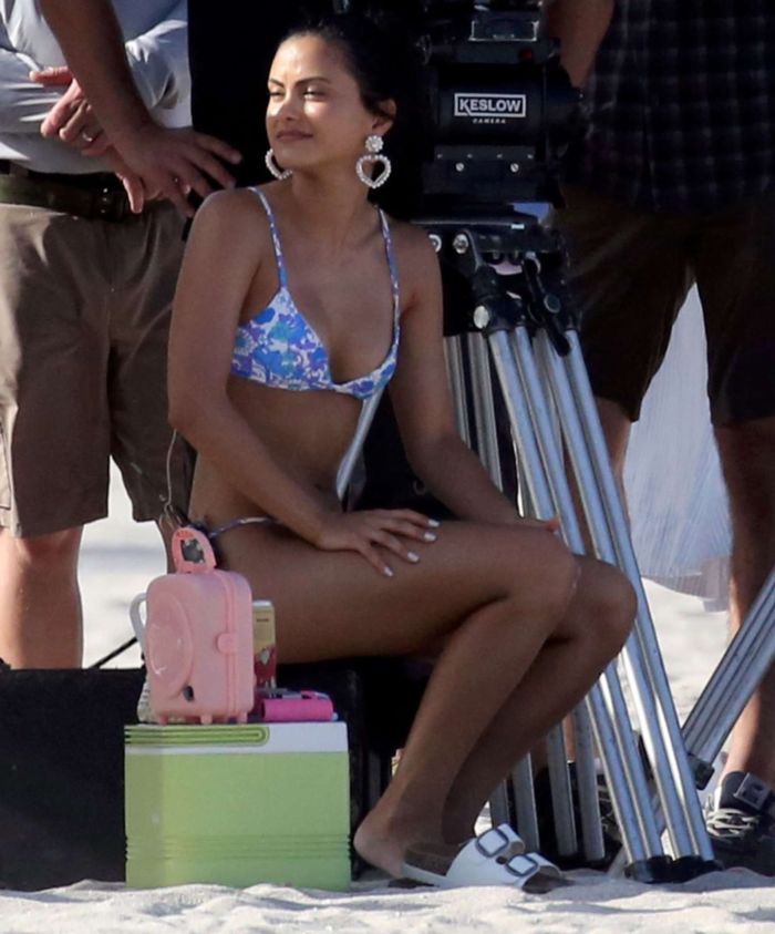 Camila Mendes Spotted In Bikini For A Photoshoot In Miami