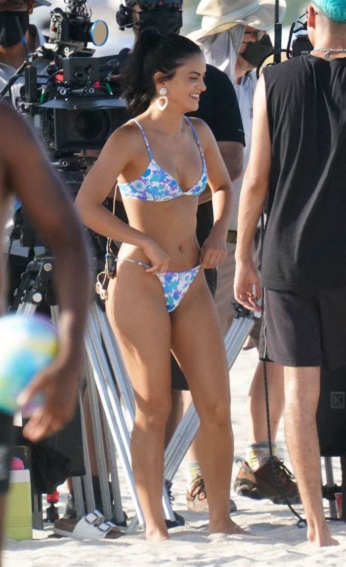 Camila Mendes Spotted In Bikini For A Photoshoot In Miami