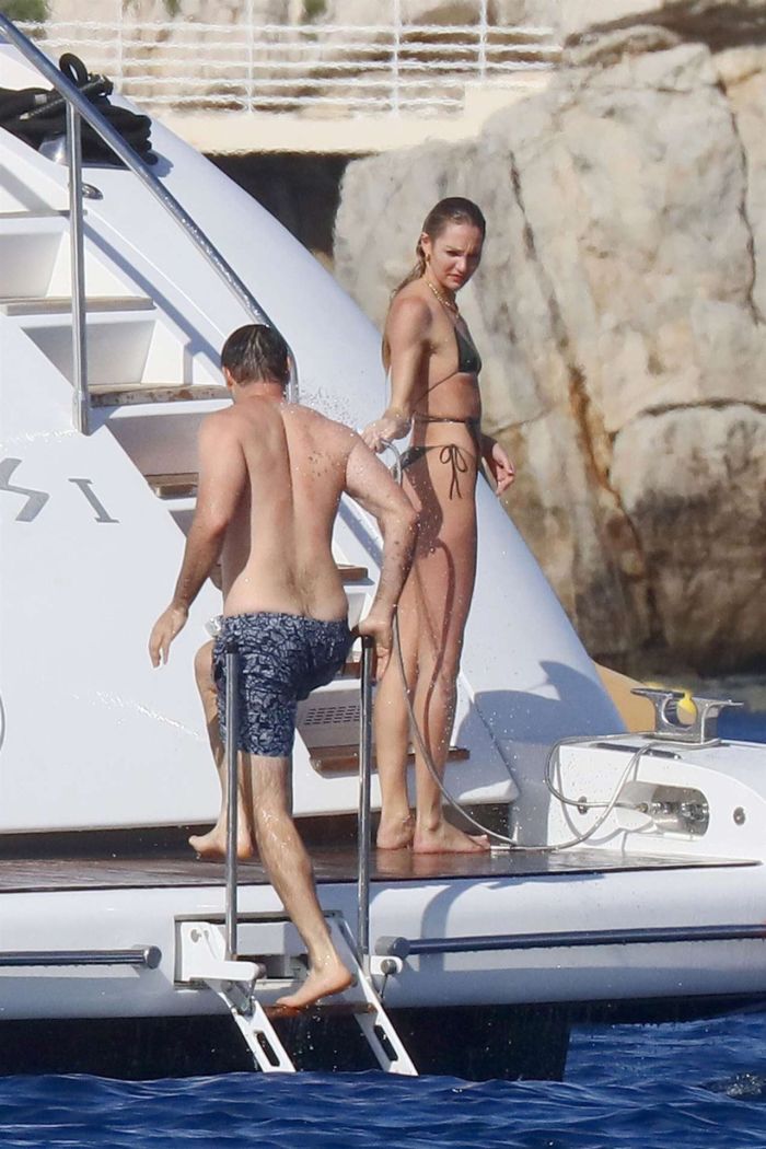 Candice Swanepoel In A Bikini On A Yacht In The French Riviera