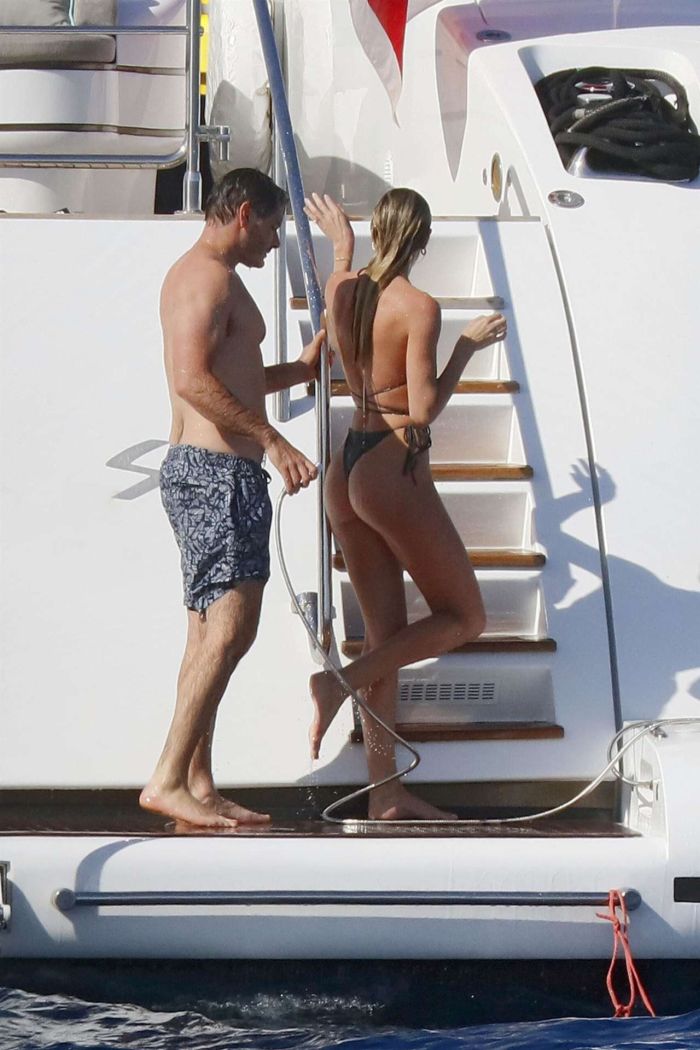 Candice Swanepoel In A Bikini On A Yacht In The French Riviera