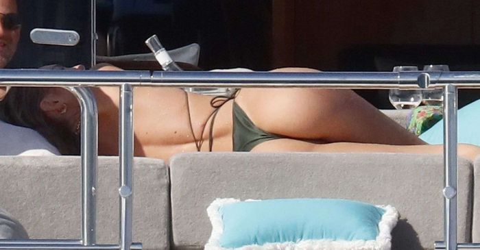 Candice Swanepoel In A Bikini On A Yacht In The French Riviera