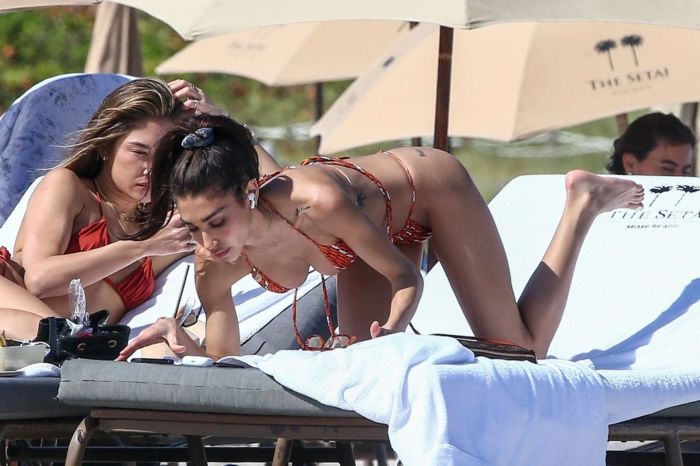 Chantel Jeffries Vacationing In Bikini On The Beach In Miami