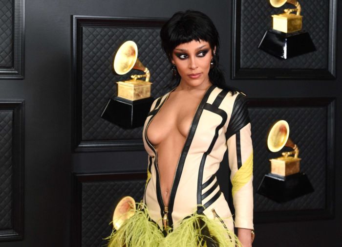 Doja Cat At The 63rd Annual Grammy Awards In LA