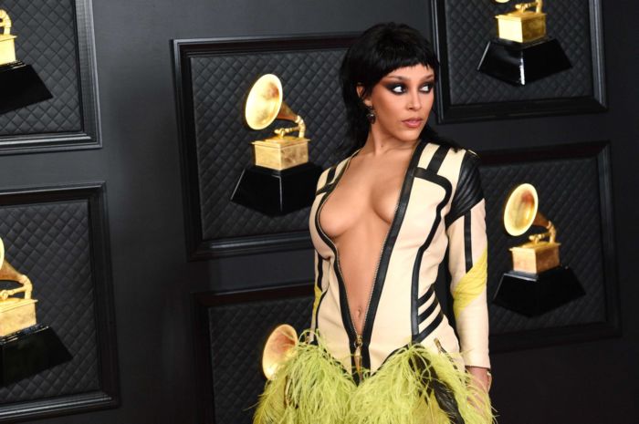 Doja Cat At The 63rd Annual Grammy Awards In LA