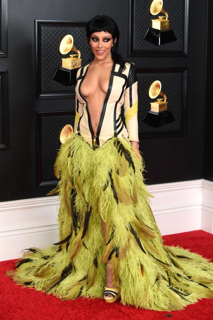 Doja Cat At The 63rd Annual Grammy Awards In LA
