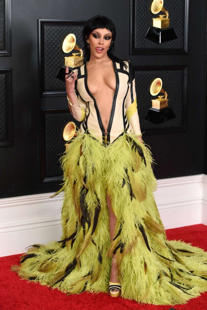 Doja Cat At The 63rd Annual Grammy Awards In LA