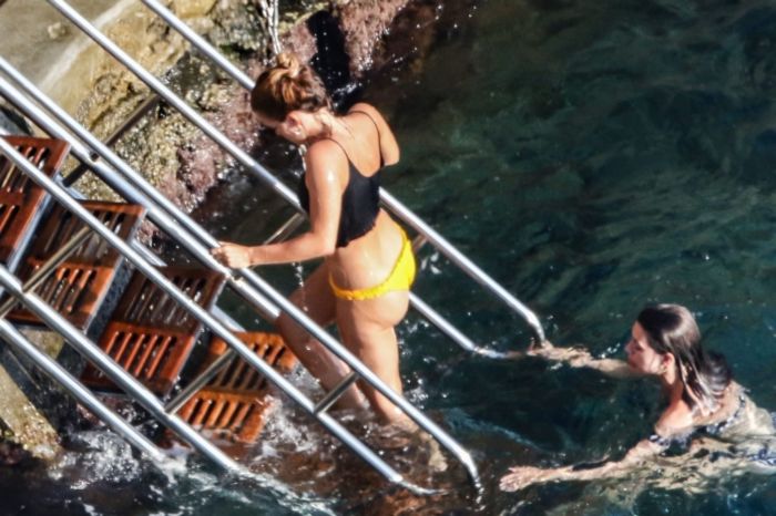 Emma Watson On A Bikini Vacation In Positano