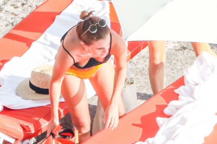 Emma Watson On A Bikini Vacation In Positano