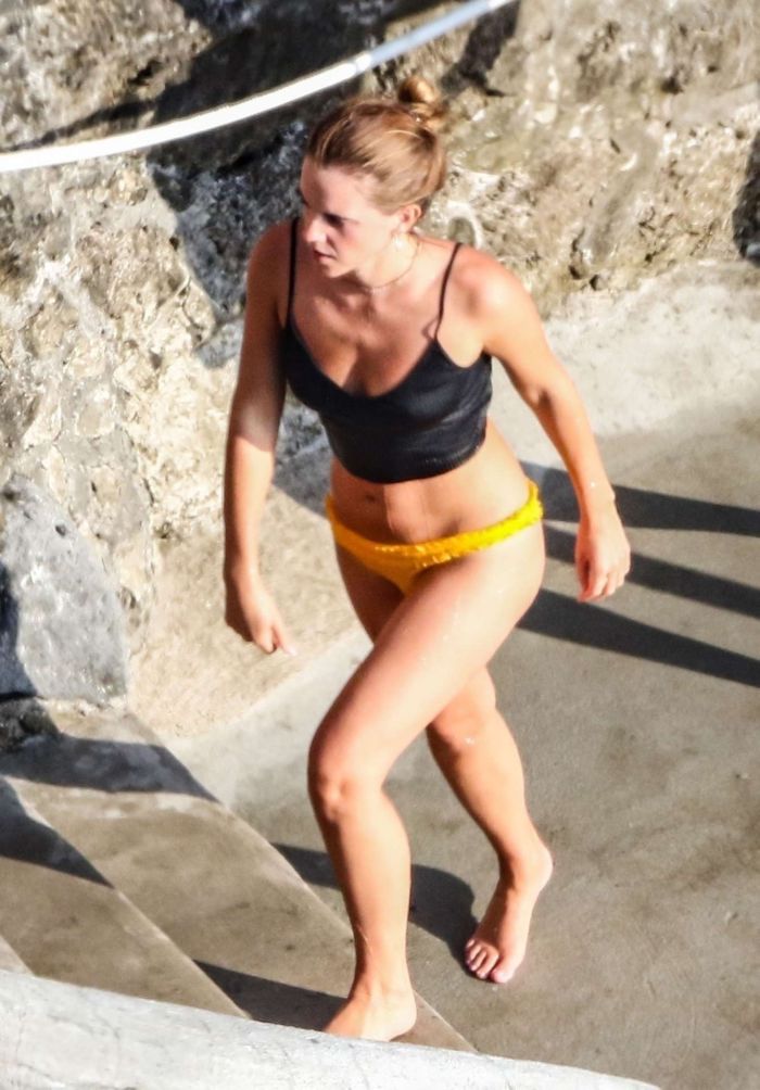 Emma Watson On A Bikini Vacation In Positano