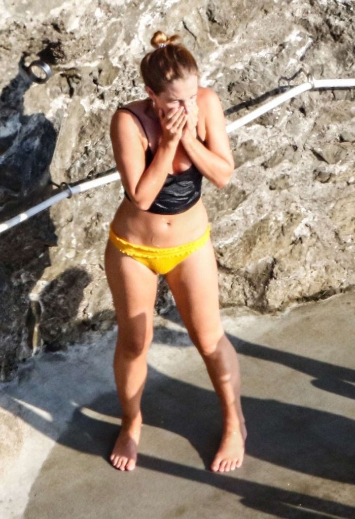 Emma Watson On A Bikini Vacation In Positano