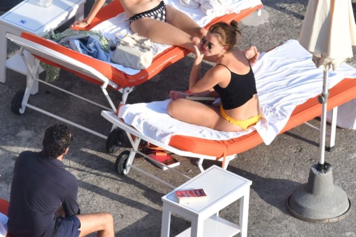 Emma Watson On A Bikini Vacation In Positano