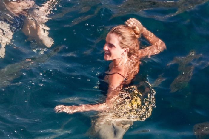 Emma Watson On A Bikini Vacation In Positano