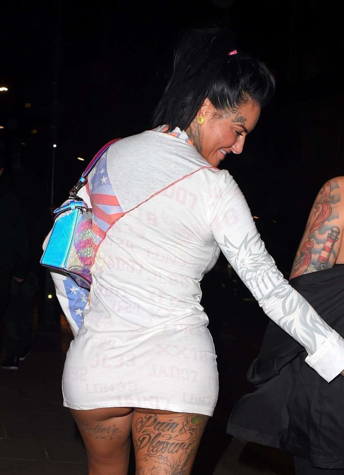 Jemma Lucy In A Mini Dress For A Night Out At Novikov Restaurant In Mayfair, London
