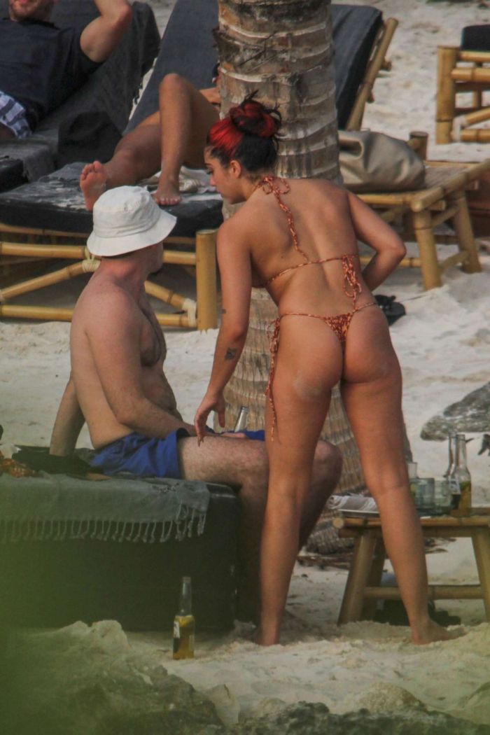 Lourdes Leon Vacationing In A Bikini At A Beach In Tulum