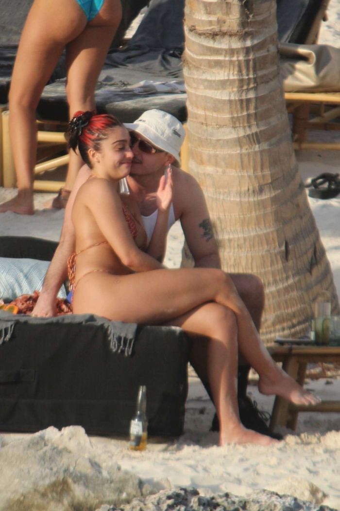 Lourdes Leon Vacationing In A Bikini At A Beach In Tulum