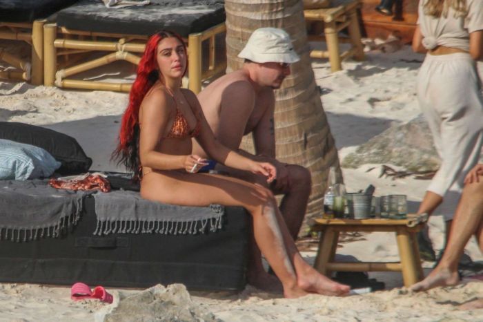 Lourdes Leon Vacationing In A Bikini At A Beach In Tulum